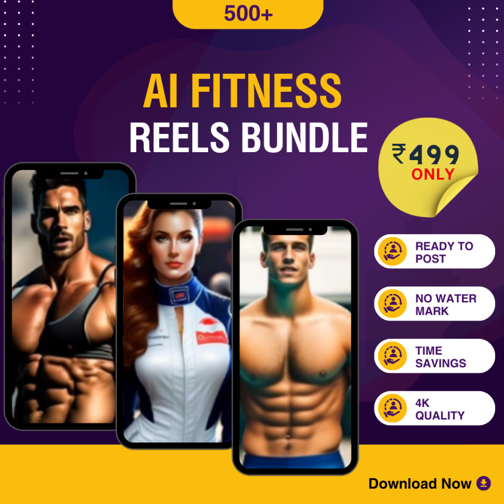 500+ Viral AI Fitness Reels Bundle