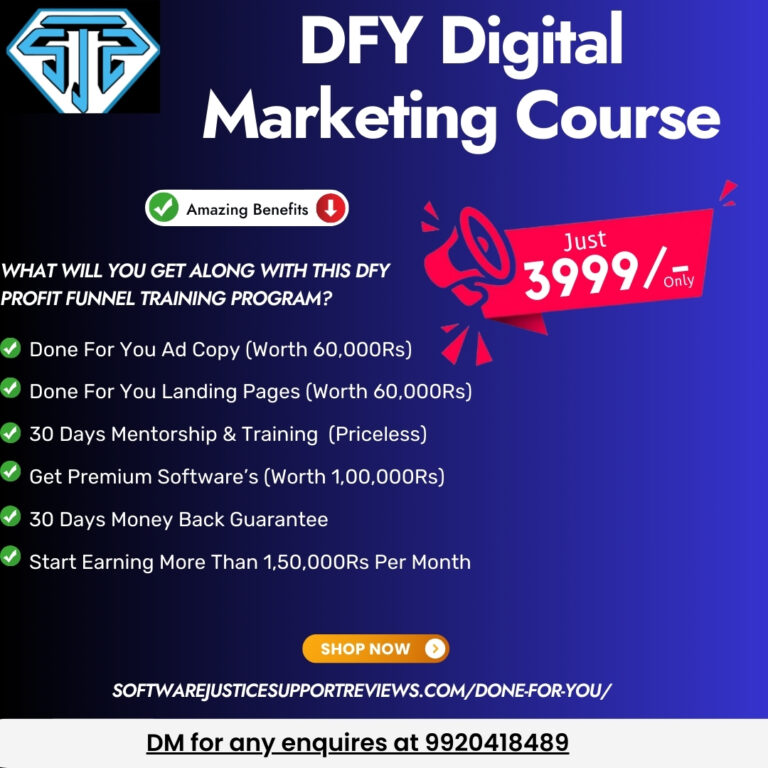 DFY Digital Marketing Course