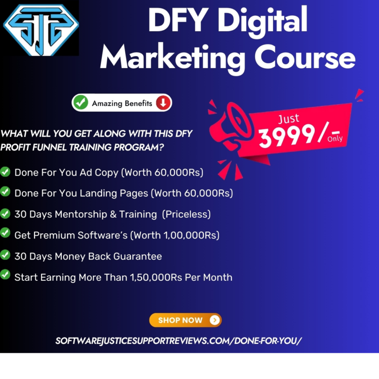 DFY Digital Marketing Course New